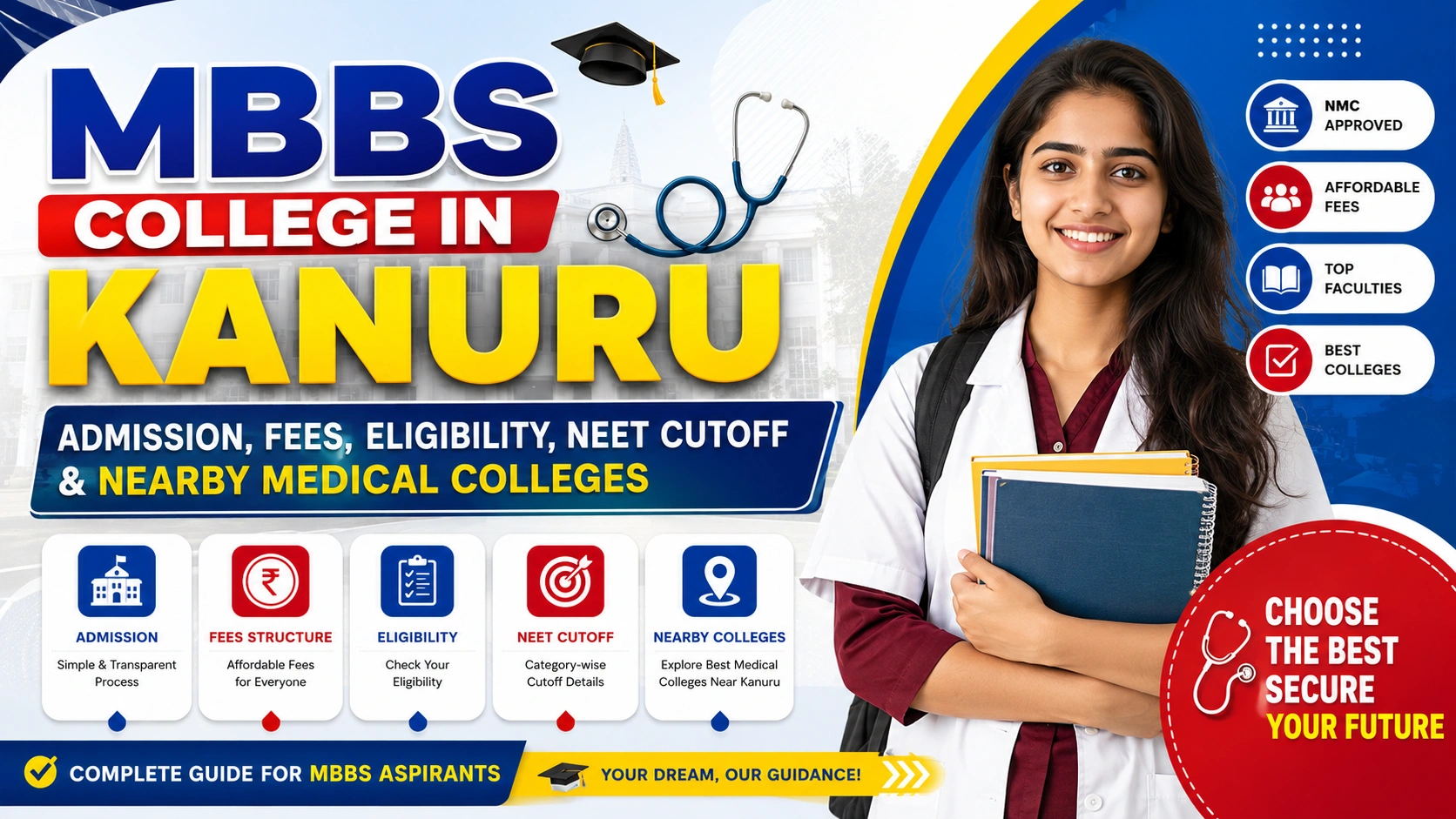 MBBS College in Kanuru: Admission, Fees, Eligibility, NEET Cutoff &amp; Nearby Medical Colleges