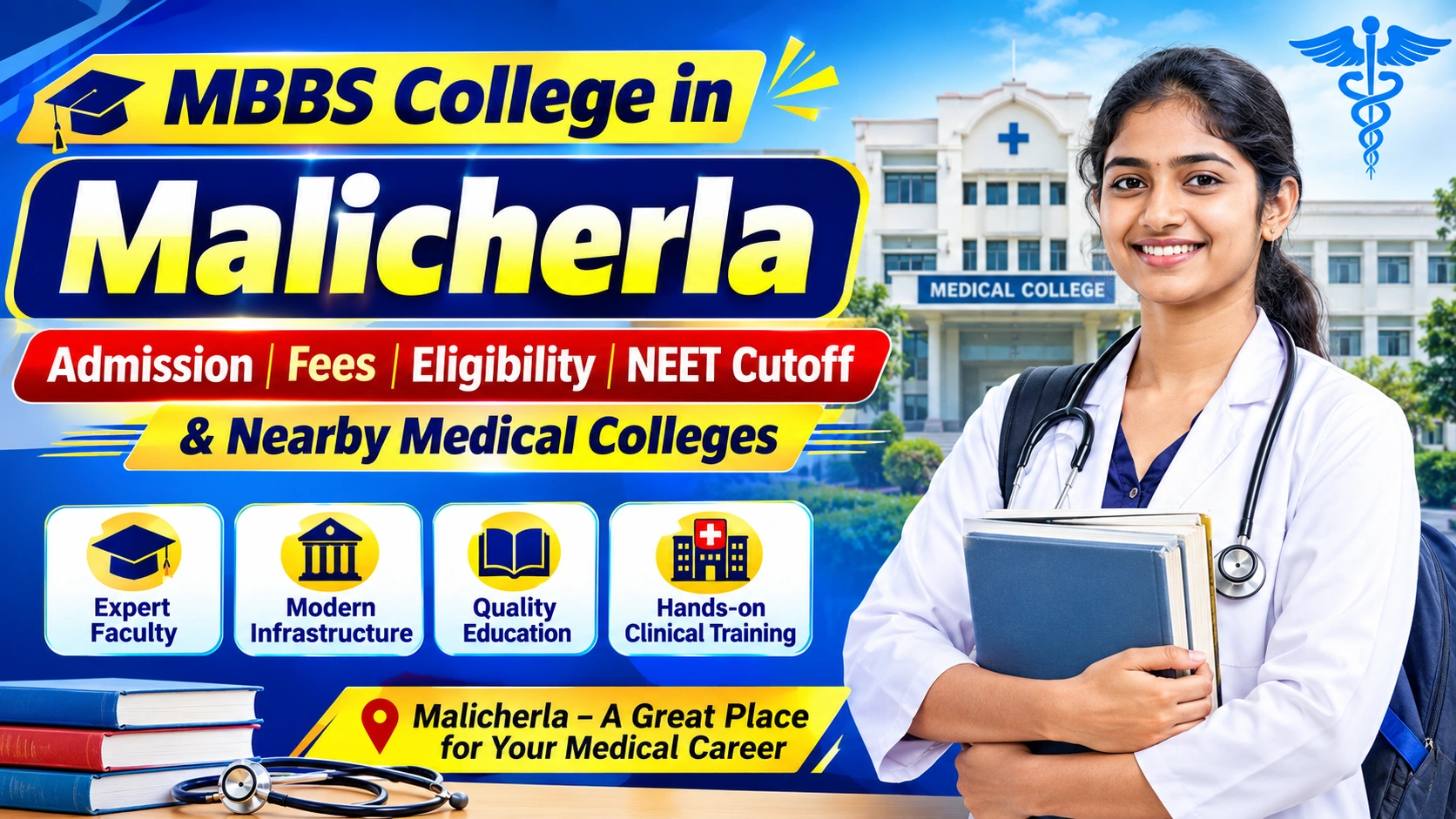 MBBS College in Malicherla: Admission, Fees, Eligibility, NEET Cutoff &amp; Nearby Medical Colleges