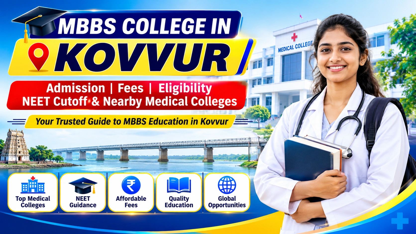 MBBS College in Kovvur: Admission, Fees, Eligibility, NEET Cutoff &amp; Nearby Medical Colleges