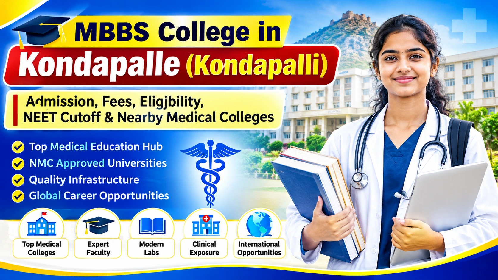 MBBS College in Kondapalle (Kondapalli): Admission, Fees, Eligibility, NEET Cutoff &amp; Nearby Medical Colleges