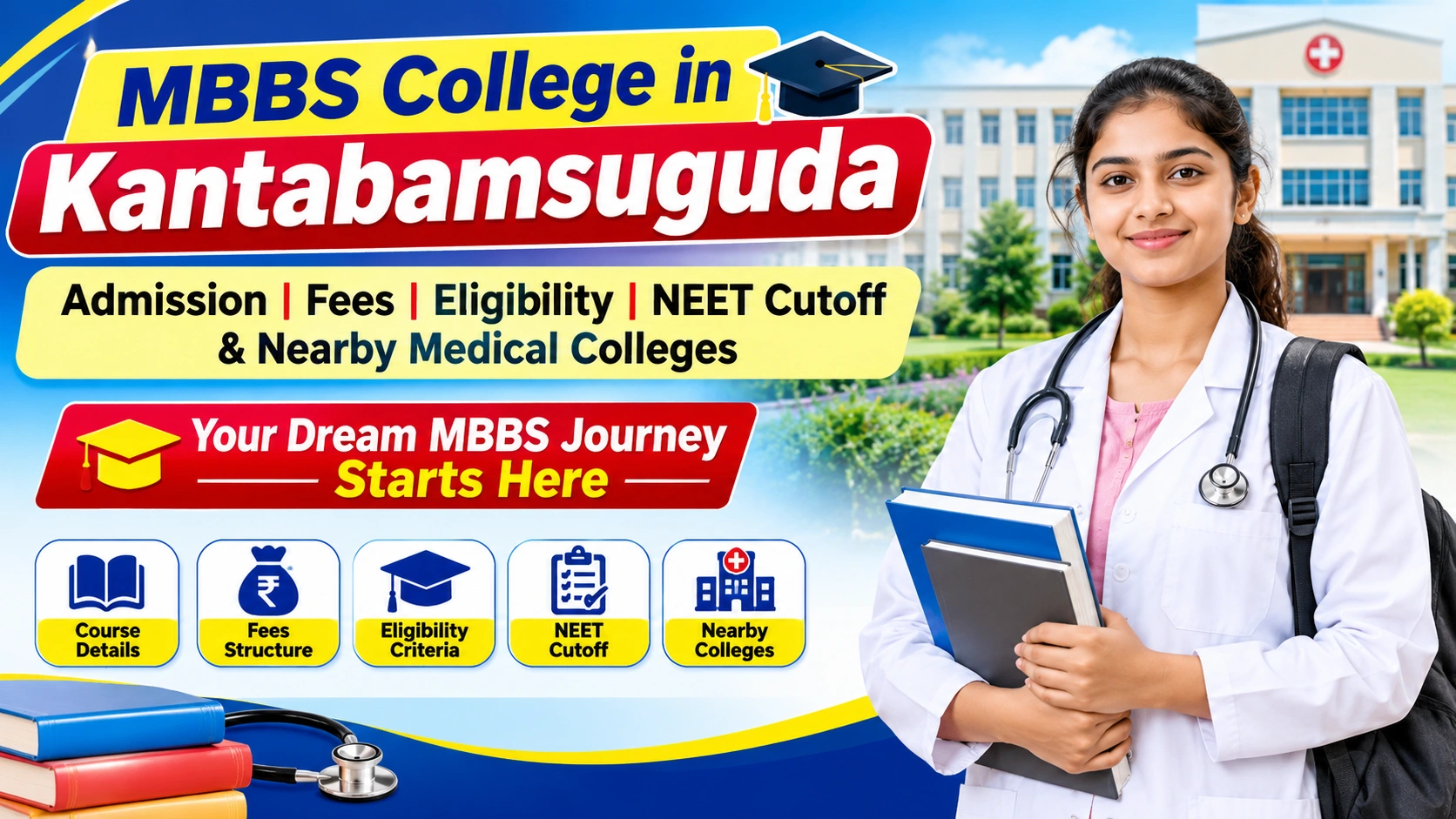 MBBS College in Kantabamsuguda: Admission, Fees, Eligibility, NEET Cutoff &amp; Nearby Medical Colleges