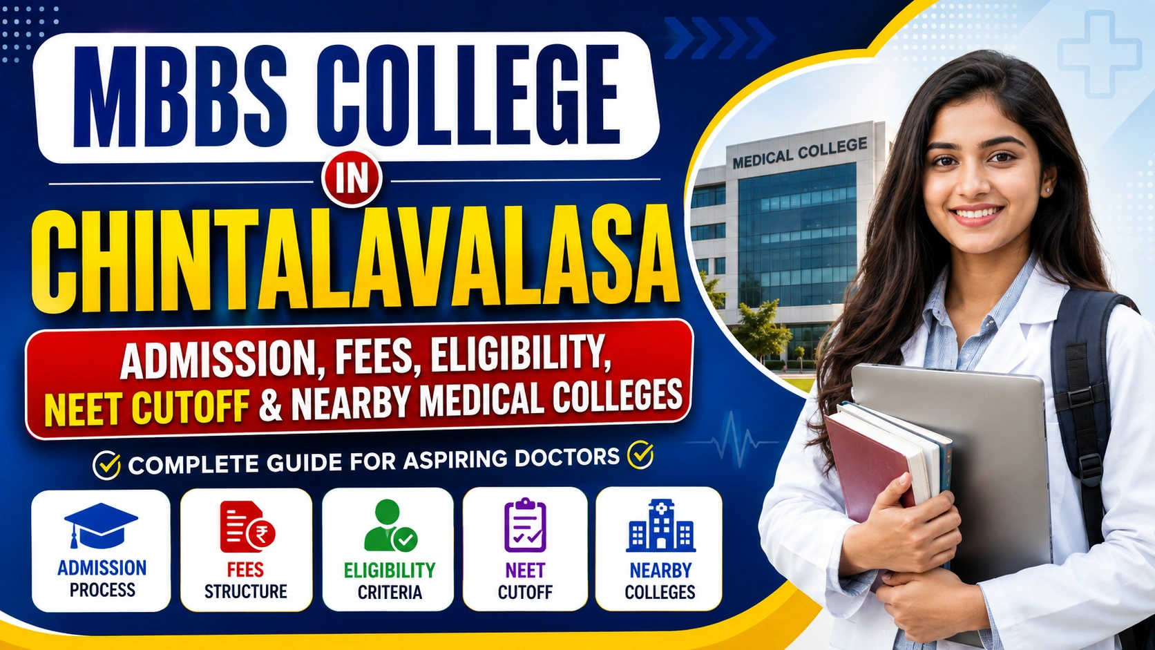 MBBS College in Chintalavalasa: Admission, Fees, Eligibility, NEET Cutoff &amp; Nearby Medical Colleges