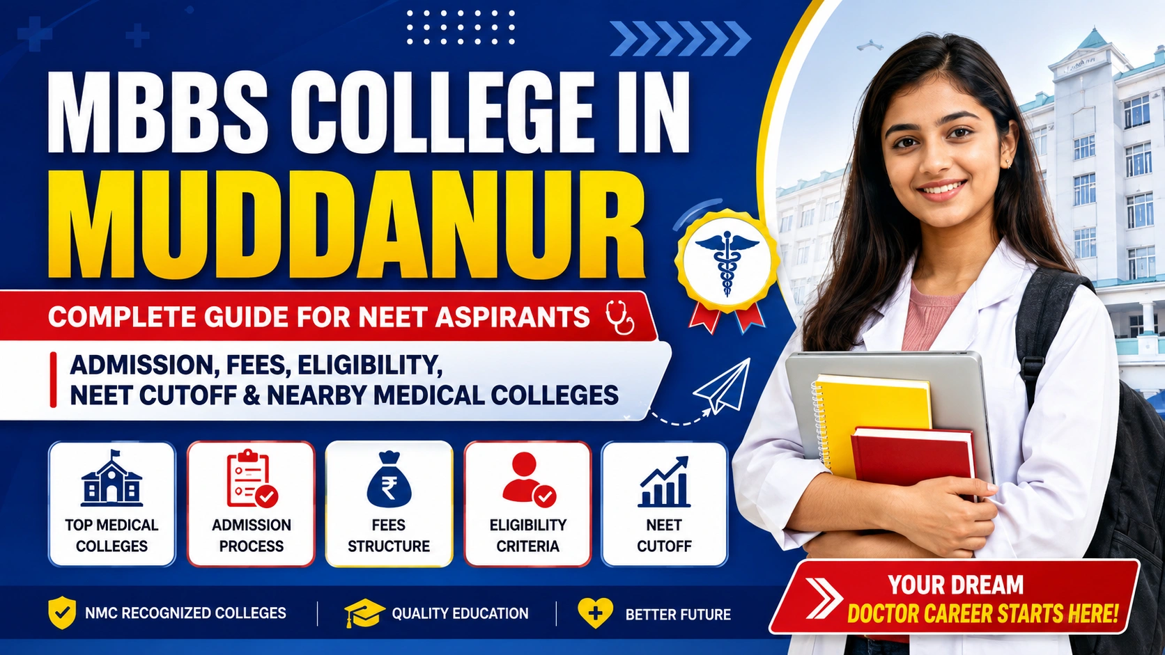 MBBS College in Muddanur: Admission, Fees, Eligibility, NEET Cutoff &amp; Nearby Medical Colleges