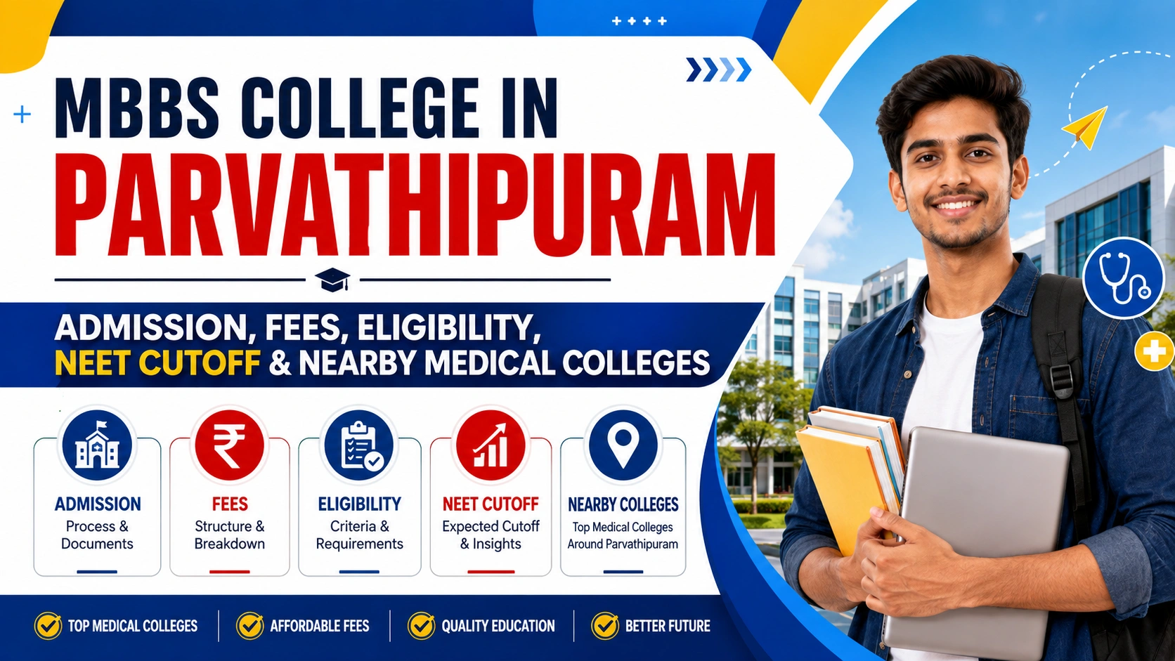 MBBS College in Parvathipuram: Admission, Fees, Eligibility, NEET Cutoff &amp; Nearby Medical Colleges